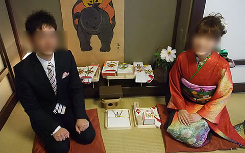 結納のお写真